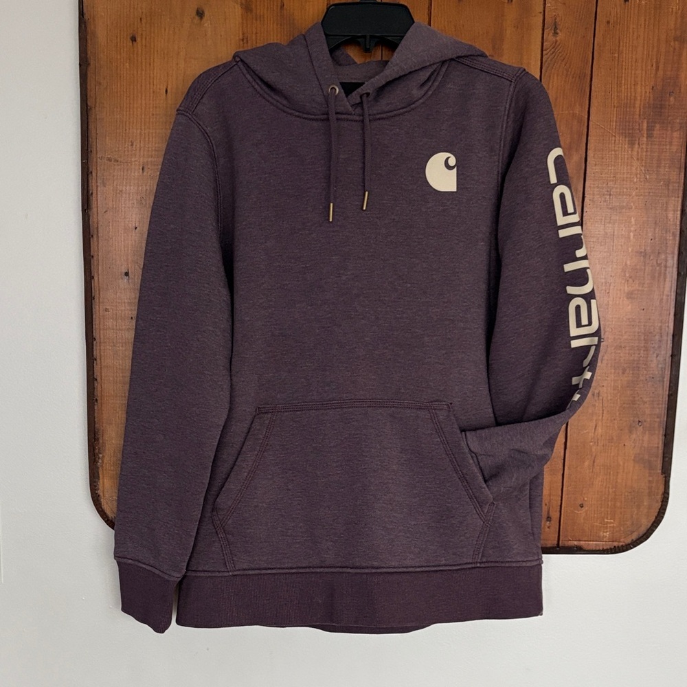 Carhartt Purple Hoodie Sweater Youth L (12-14)